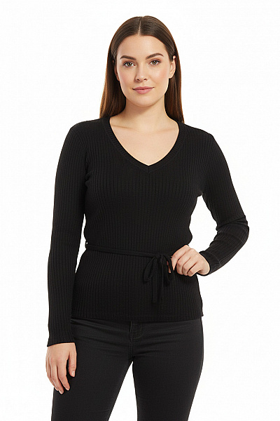 ZARA  Halenka Jednobarevná Černá Vel. L