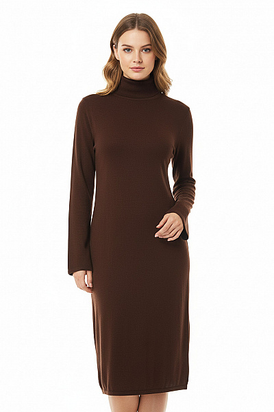 Šaty Hnědé YESSICA Vel. 36/38