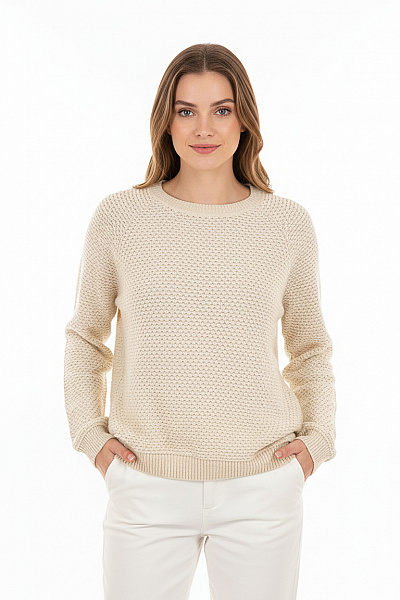 ZARA Dámský Svetr Béžový