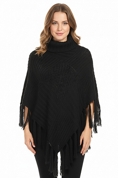 Pončo Černé