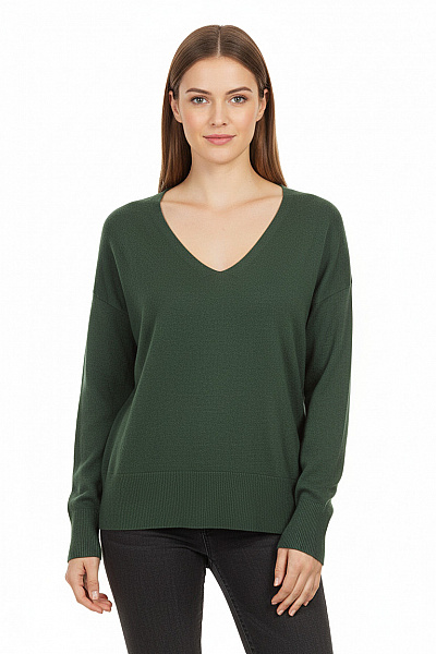 Dámský Pulovr Zelený Vel. S