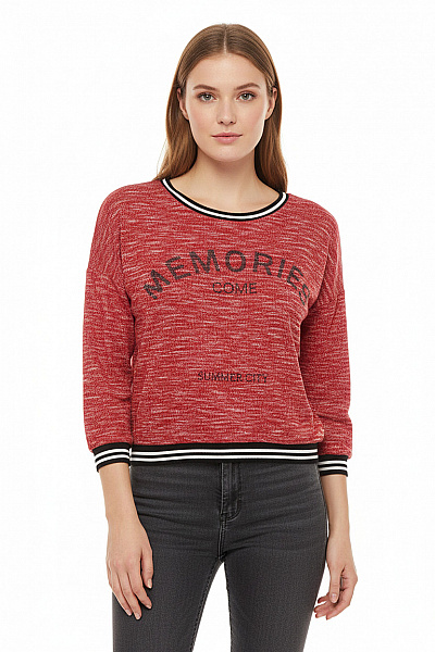 Reserved Dámské Tričko Červené Second Hand Vel. S