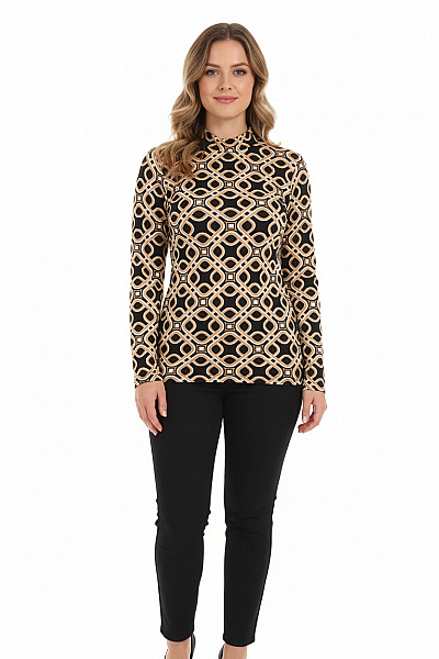 Dámské Tričko S Potiskem Hnědé Amisu Vel. M