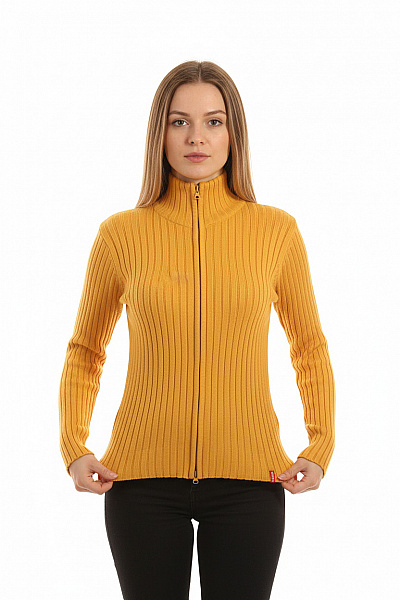 KENVELO Dámský Cardigan Žlutý Vel. M