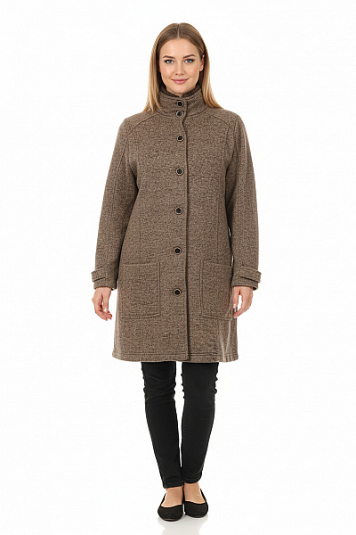 Tchibo Dámský Kabát Šedý Second Hand Vel. XL