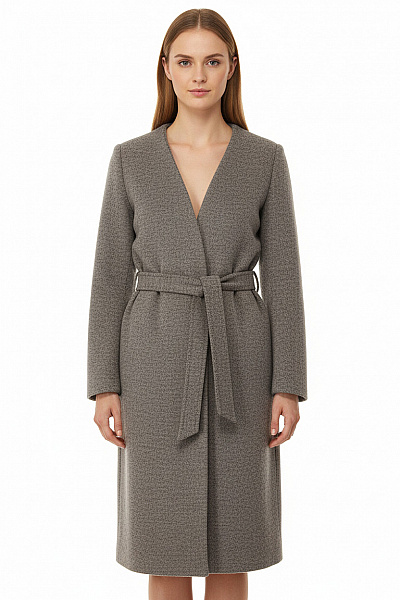 Dámský Kabát Šedý NA-KD Second Hand Vel. S