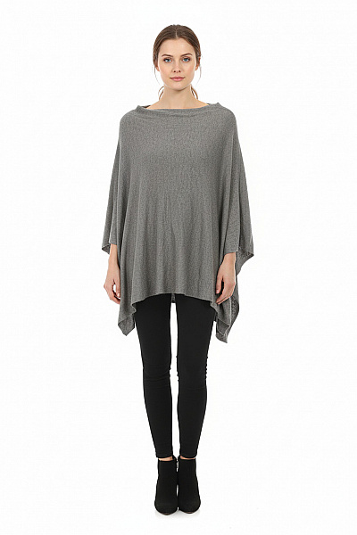 Pončo Šedé Flame Vel. ONESIZE