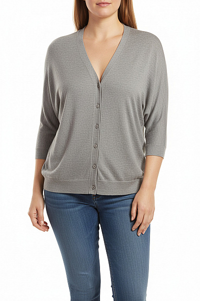 Dámský Cardigan Šedý