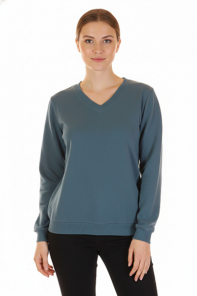 Dámská Mikina Bez Zapínání Modrá