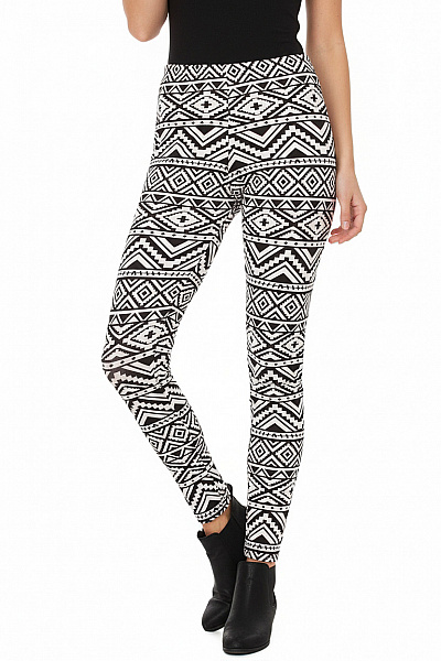 Dámské Kalhoty Černobílé Second Hand