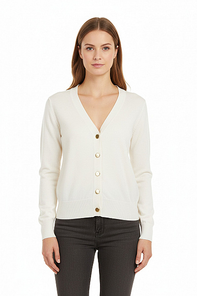 Dámský Cardigan Bílý Mohito Second Hand Vel. S