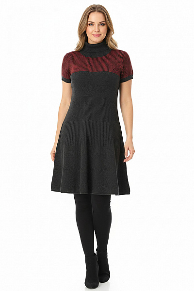  Šaty Pletené Barevné Vel. L