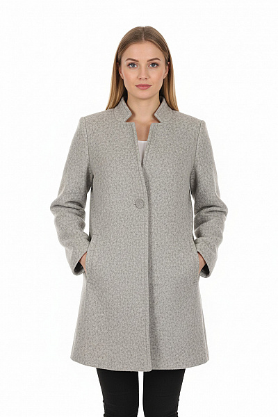 Dámský Kabát Šedý VERO MODA Vel. S
