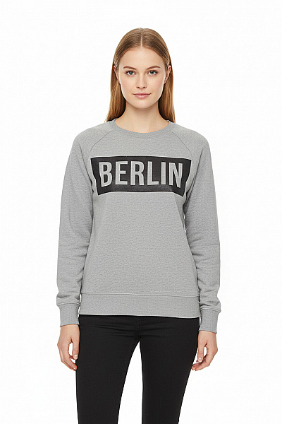 Dámská Mikina Bez Zapínání Šedá Vel. XS