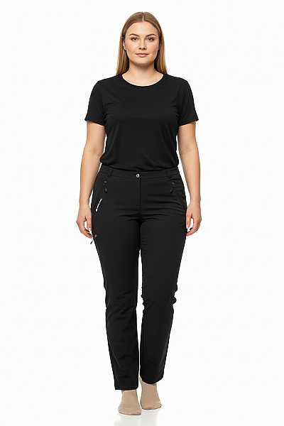 ALPINE PRO Dámské Kalhoty Černé Vel. 48