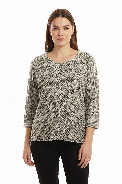 Halenka Černobílá Vel. M