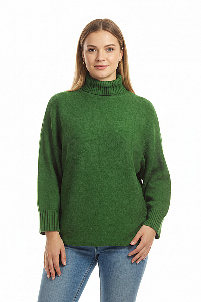TRENDYOL Dámský Pulovr Zelený Second hand Vel. L
