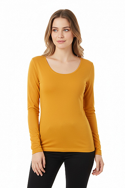 Jednoduché Dámské Tričko Žluté Esprit Vel. S