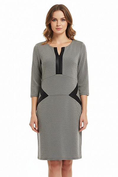 Pouzdrové šaty  Šaty Šedé Vel. 38