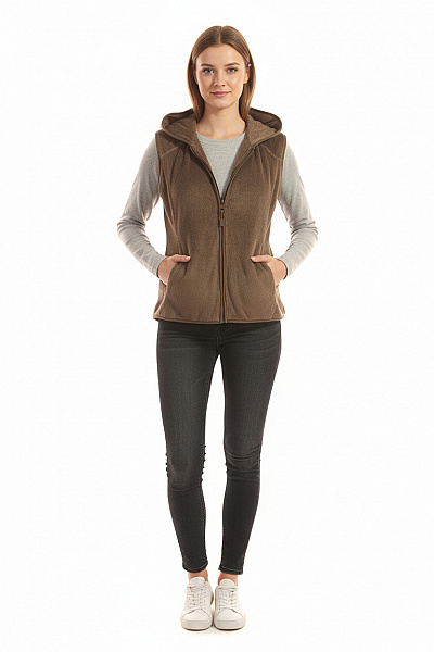 Kratká Dámská Vesta Barevná