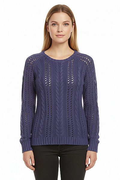 CLOCKHOUSE Dámský Pulovr Modrý Second Hand Vel. M