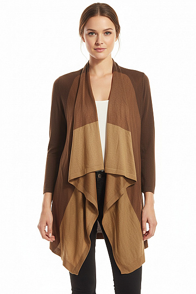 Dámský Svetr Hnědý RAINBOW Vel. 40/42