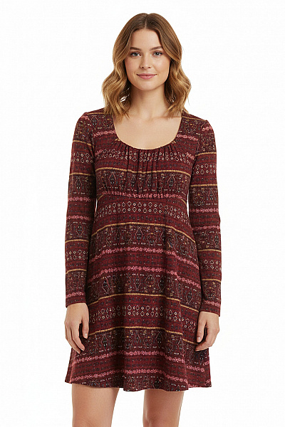 Šaty Vínová APRICOT Vel.  S