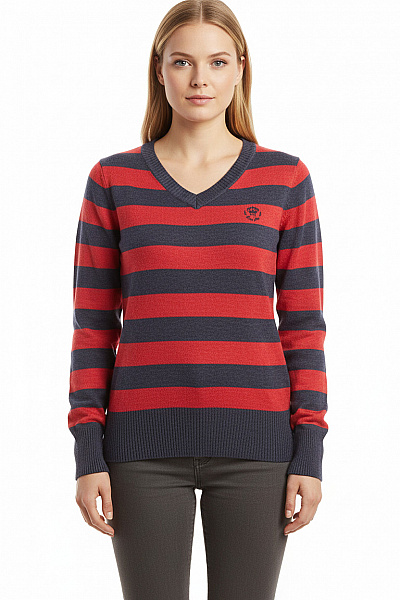 Dámský Svetr Červený EXE Vel. M