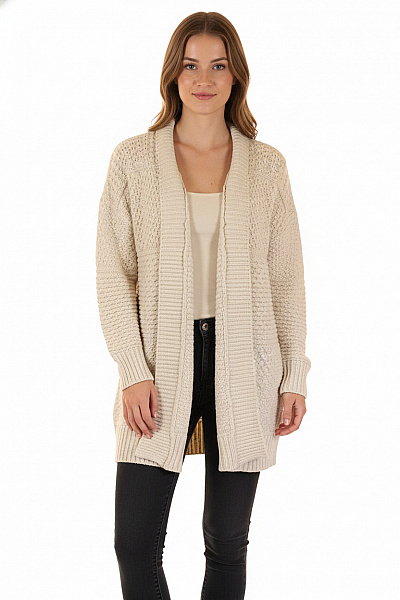 Reserved Dámský Cardigan Bílý Vel. S