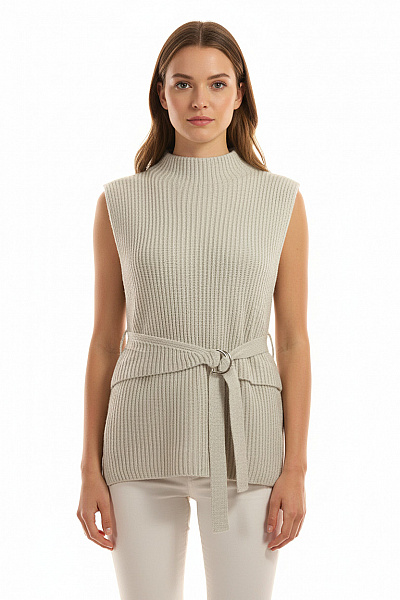 Kratká Dámská Vesta Šedá TRENDYOL Vel. M