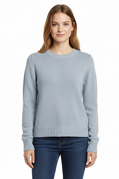 Dámský Pulovr Modrý Vel. S