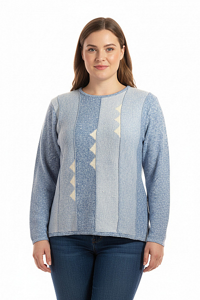 Green Ice Dámský Pulovr Modrý