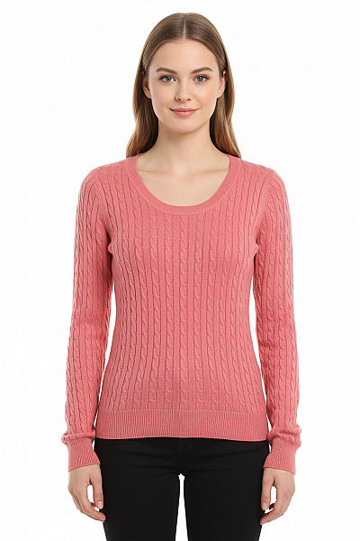 Dámský Pulovr Růžový Vel. XS
