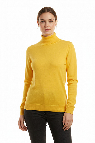 Dámský Svetr Žlutý Vel. 44