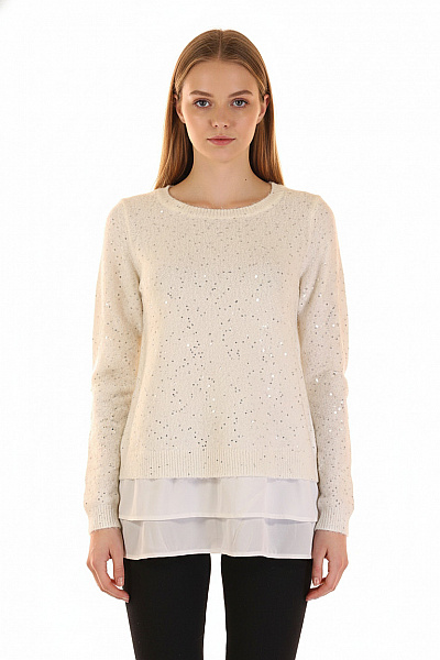  Halenka Pletená Bílá Orsay Vel.  XS