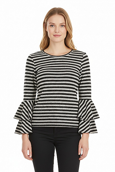 CALLIOPE  Halenka Pletená Černobílá Second Hand Vel. S