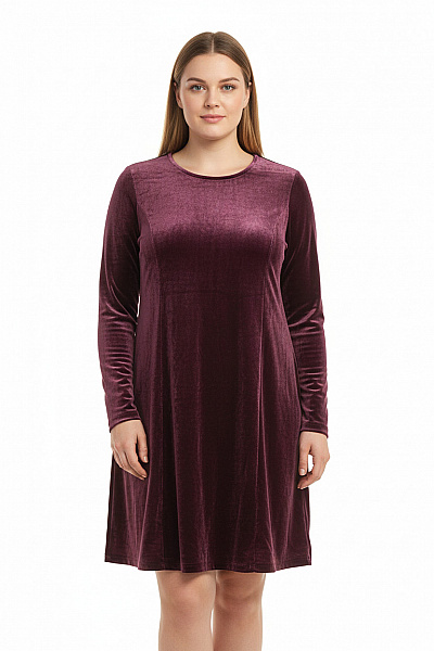 Tričkové  Šaty Fialové Cellbes Vel. 46/48