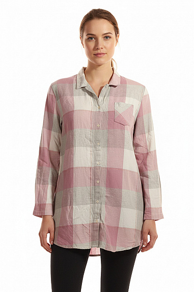 F&F Kostkovaná Dámská Košile Barevná Vel. L