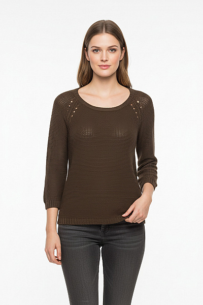 Dámský Svetr Khaký Vel. XS