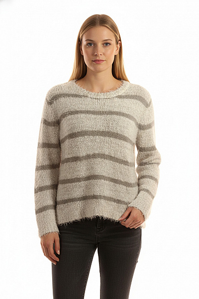 Dámský Svetr Šedý Second Hand Vel. L