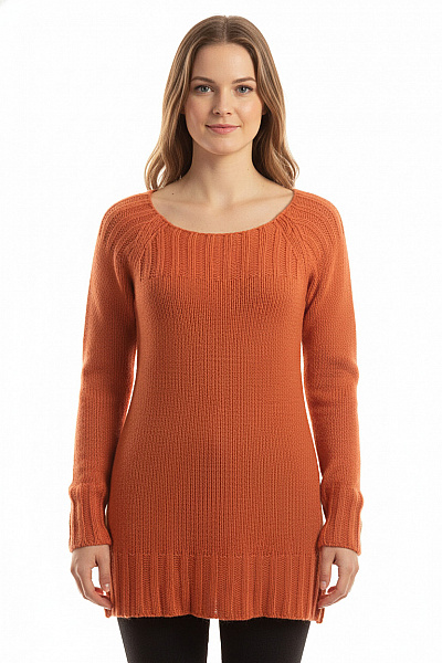 Dámský Pulovr Hnědý Second Hand Vel. L