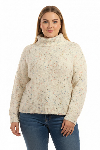 F&F Dámský Pulovr Barevný Second Hand Vel. 42