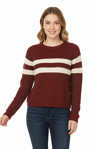 Terranova Dámský Svetr Vínový Vel. S