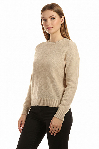 Dámský Pulovr Béžový Shein Vel. L