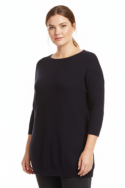 Dámský Pulovr Modrý Second Hand