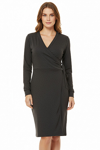  Šaty Pletené Šedé