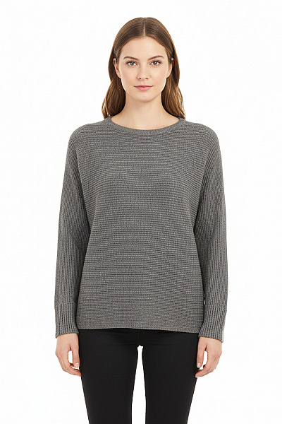 PULL&BEAR  Halenka Pletená Šedá Vel. M