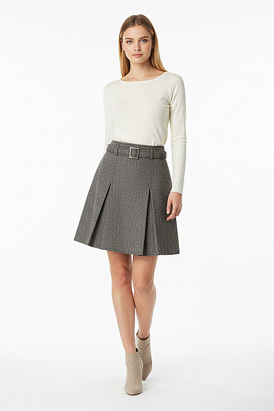  Sukně áčková Šedá Terranova Vel. XS