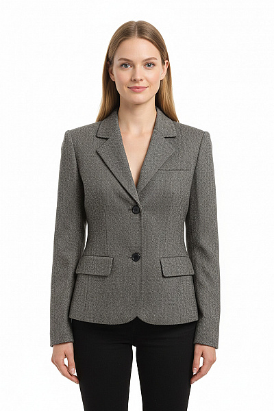 Dámské Sako Šedé Terranova Second Hand Vel. S