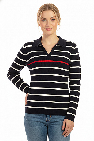  Halenka Pletená Modrá Second Hand